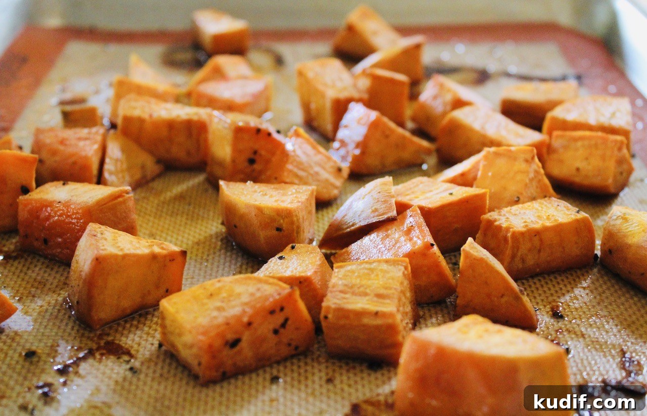 Roasted yams