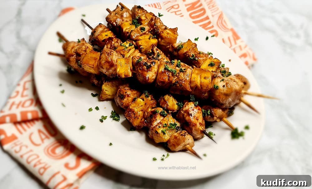 Pineapple Lime Chicken Kebabs Pineapple Lime Chicken Kebabs