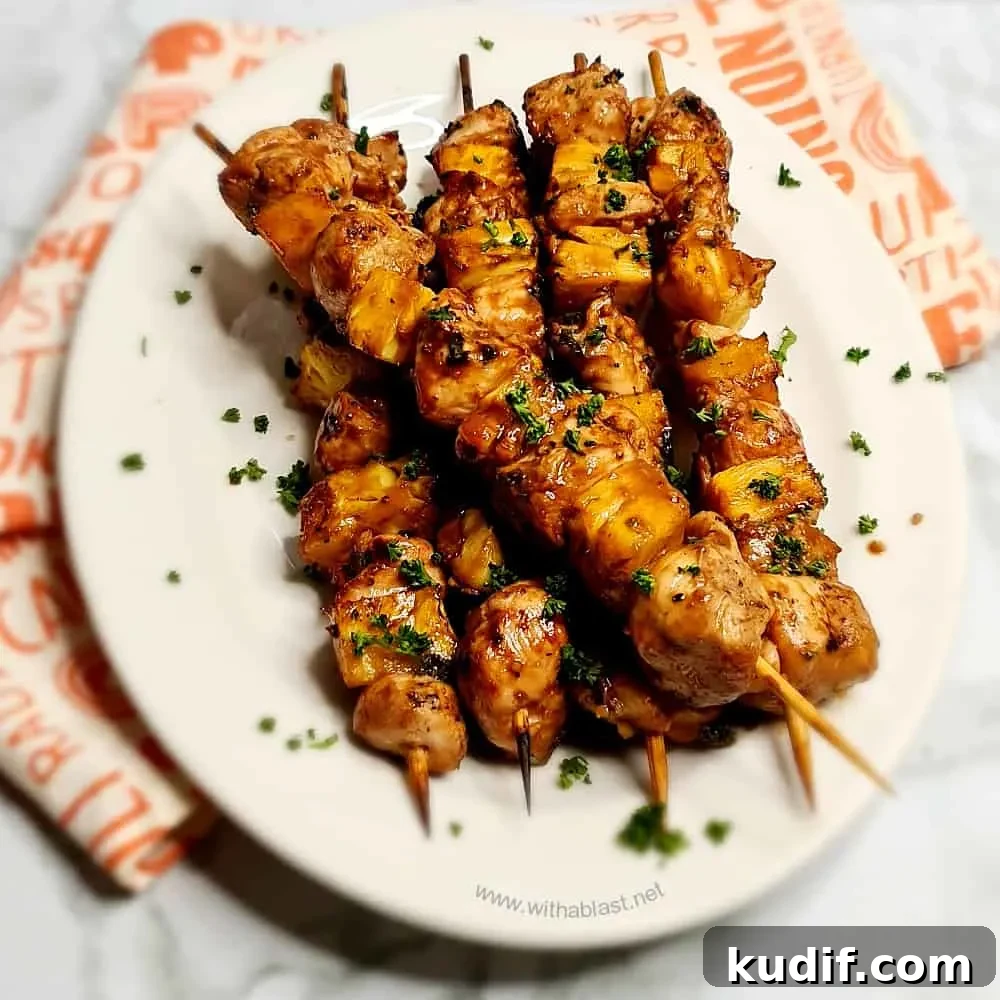 Pineapple Lime Chicken Kebabs Pineapple Lime Chicken Kebabs
