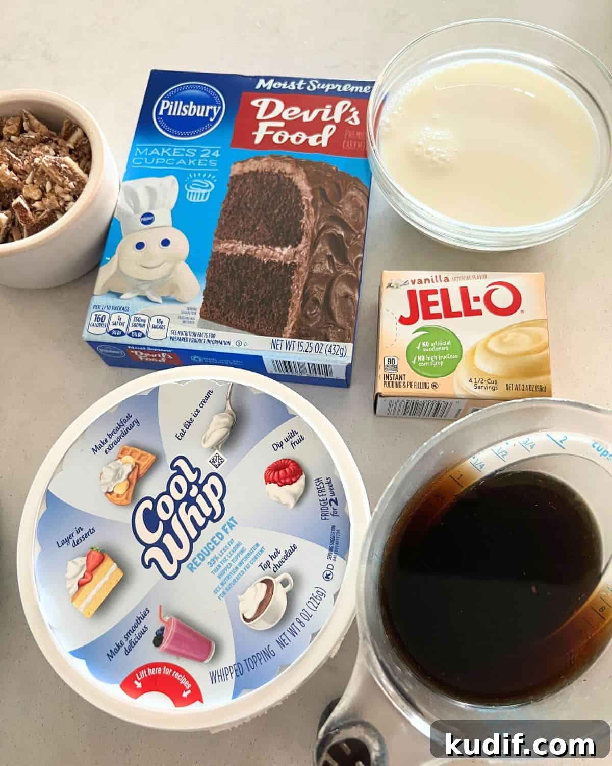 Decadent Pudding Cake Recipe (Even Better Than Sex Cake) 3 Ingredients needed for Better than sex cake.