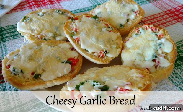 Garlic Cheesy Hoagie Rolls: Melted Cheese Garlic Bread Recipe 2 Cheesy Garlic Bread