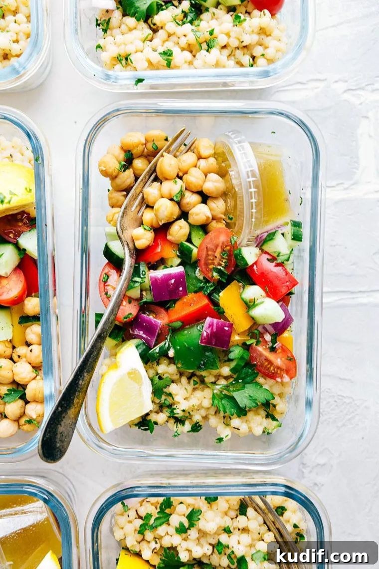 21 Macro-Friendly Meal Prep Ideas Under 500 Calories 14 Greek Couscous Salad