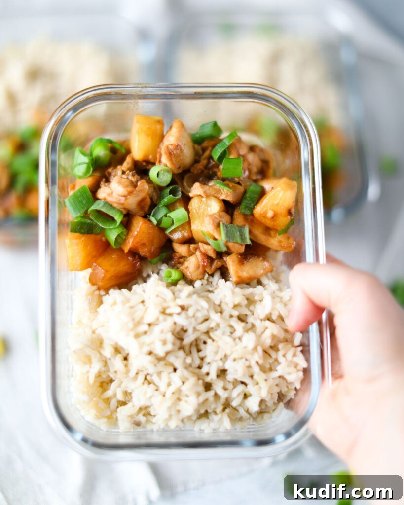21 Macro-Friendly Meal Prep Ideas Under 500 Calories 5 Spicy Pineapple Chicken