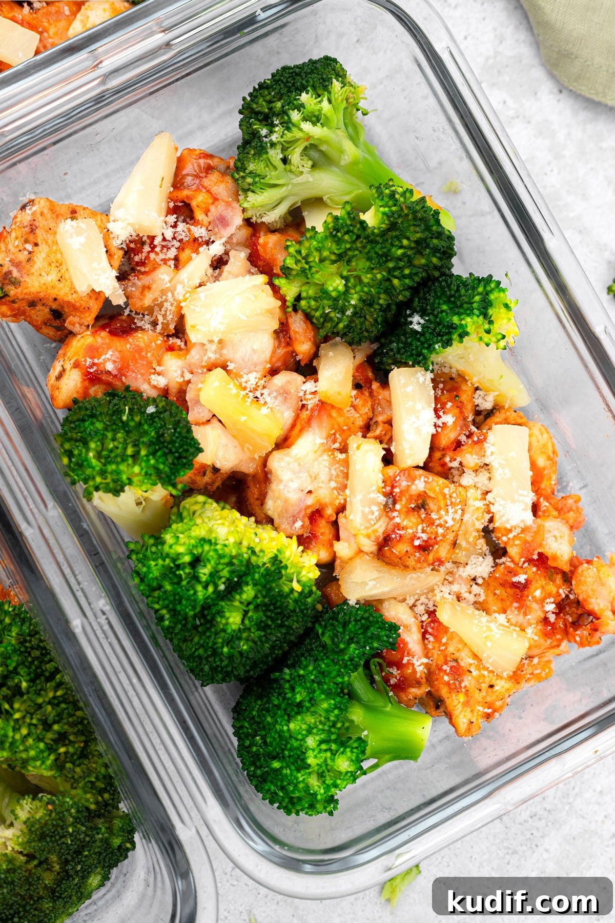 21 Macro-Friendly Meal Prep Ideas Under 500 Calories 6 Hawaiian Pizza Chicken Meal Prep