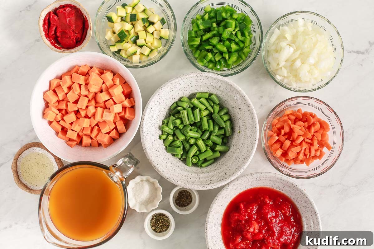 Hearty Chicken and Vegetable Soup Recipe for Cozy Weeknights 3 ingredients in bowls