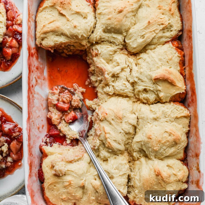 Gluten Free Strawberry Cobbler