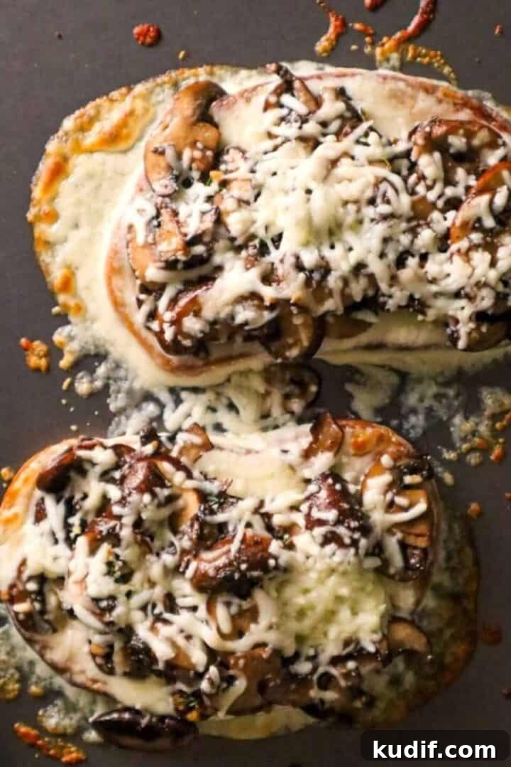 Melted Cheese and Sautéed Mushroom Toast Recipe 4 cheesy mushroom toast