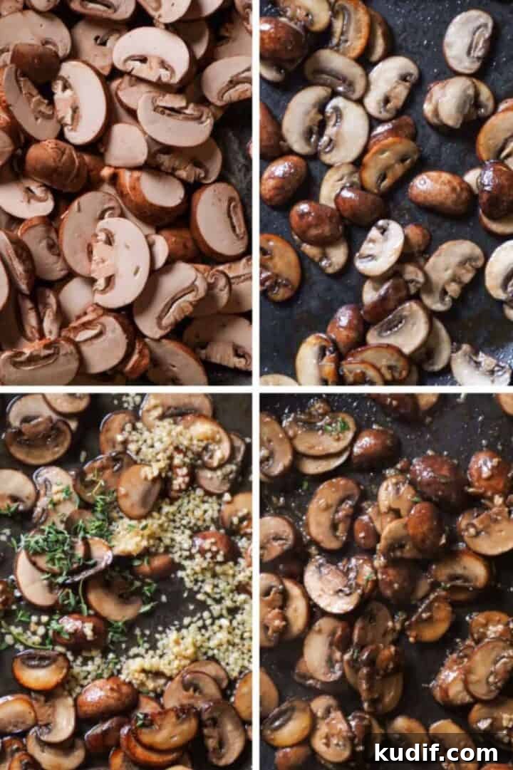 Melted Cheese and Sautéed Mushroom Toast Recipe 5 how to make sauteed garlic mushrooms