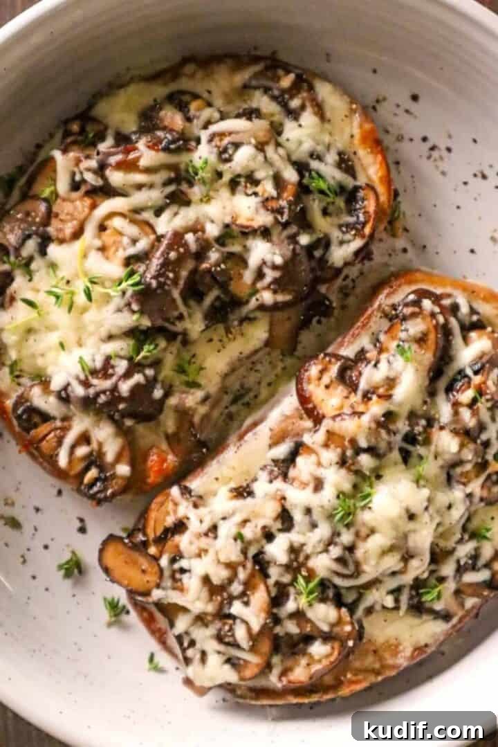 Melted Cheese and Sautéed Mushroom Toast Recipe 7 mushroom and cheese toast