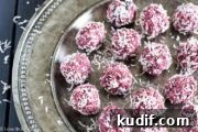 raspberry coconut bites