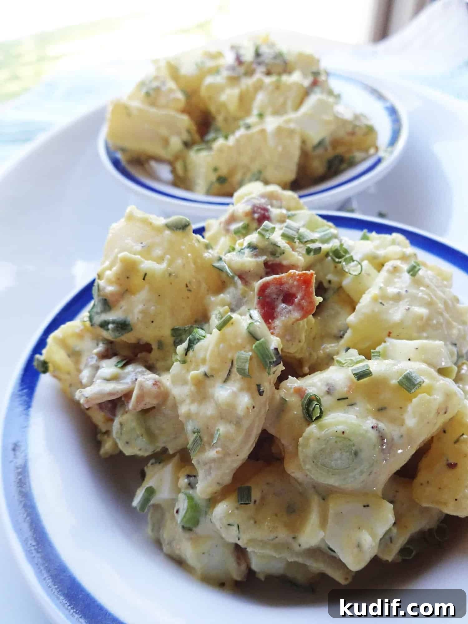 Creamy Bacon Potato Salad Recipe with Tangy Mustard Dressing 7 Simple Potato Salad with Bacon