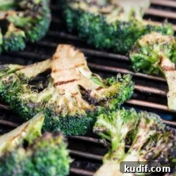 Grilled Broccoli Recipe or BBQ Broccoli Recipe with Cheddar Cheese | @bestrecipebox