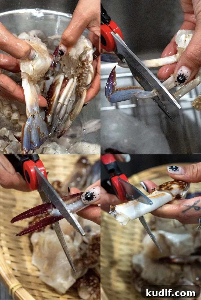 Spicy Korean Yangnyeom Gejang: Marinated Raw Crab Recipe 16 prepare frozen crab