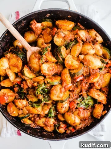 vegan hash in skillet