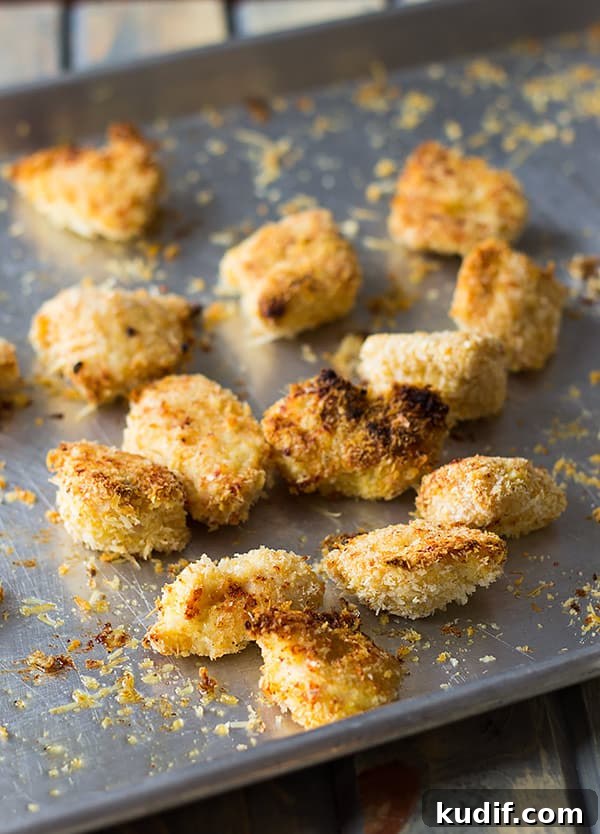 Crispy Oven-Baked Homemade Chicken Nuggets Recipe 3 These Baked Homemade Chicken Nuggets are way better than the store bought and you can pronounce everything on these golden nuggets! | www.countrysidecravings.com