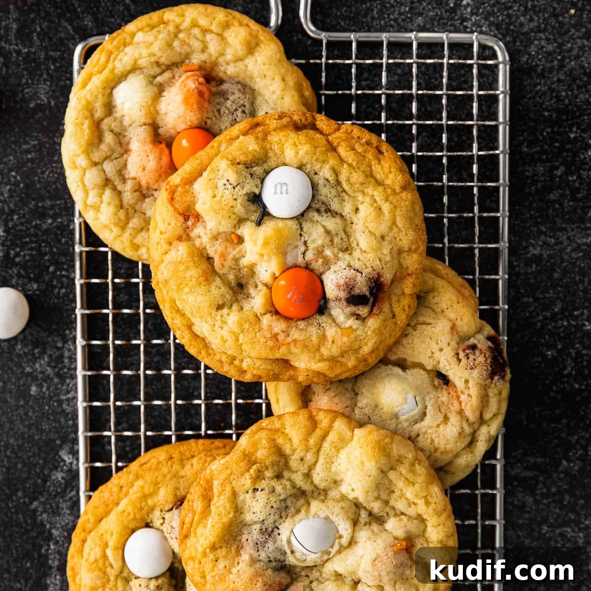 Spooky Halloween Sprinkle Cookies Recipe for Party Treats 11 Halloween M&M Cookies