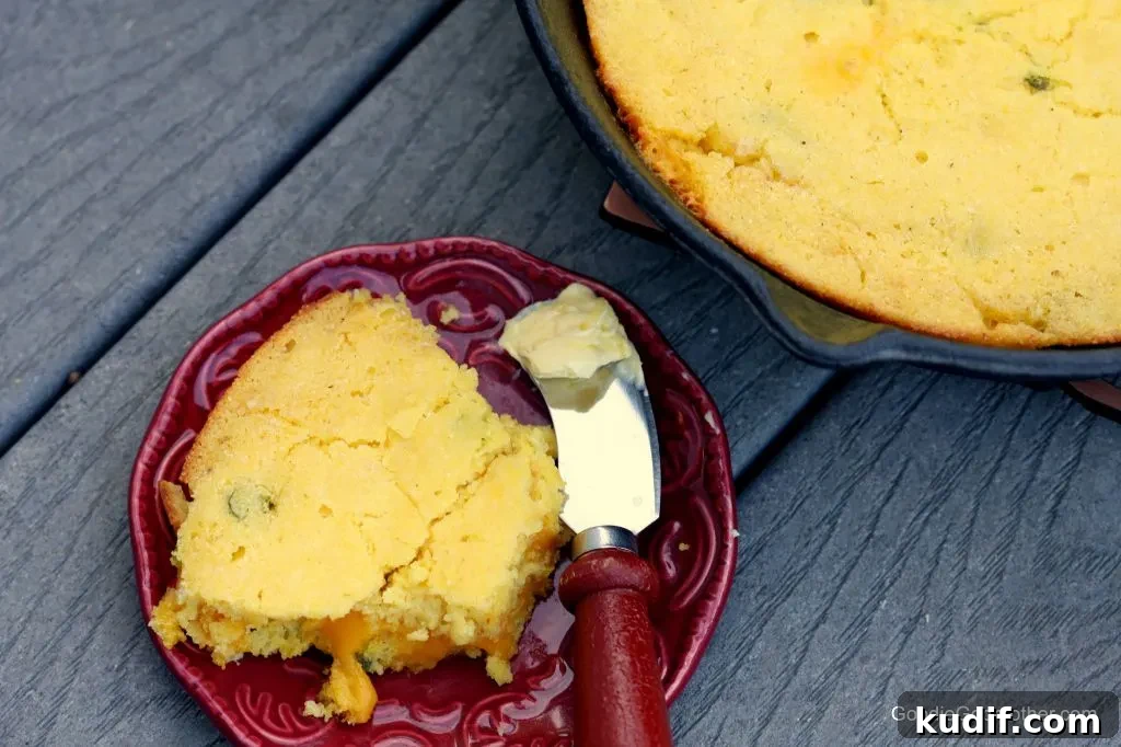 Smoked Cheddar & Candied Jalapeño Cornbread Recipe 8 Candied Jalapeno Smoked Cheddar Cornbread Recipe