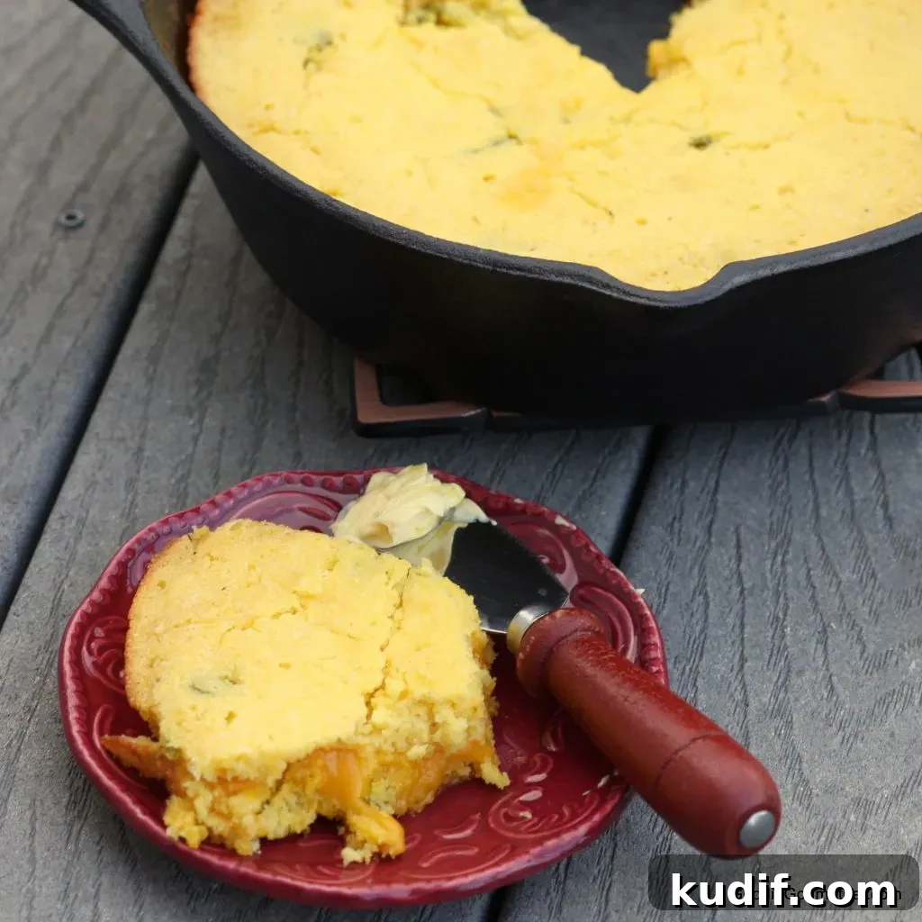 Smoked Cheddar & Candied Jalapeño Cornbread Recipe 9 IMG_6032