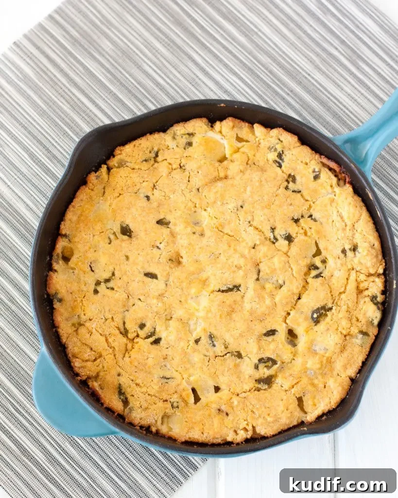 Smoked Cheddar & Candied Jalapeño Cornbread Recipe 5 Smoked Cheddar Candied Jalapeno Cornbread - Spicy with a hint of sweet and cheesy... need I say more? Recipe on GoodieGodmother.com