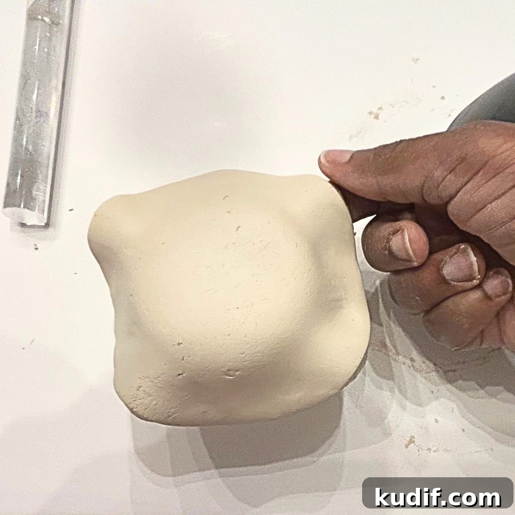 DIY Wavy-Edge Dish Tutorial Using Air-Dry Clay 6 img 93269 6