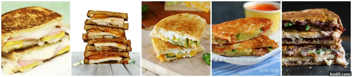 55 Gourmet Grilled Cheese Recipes to Elevate Your Sandwich Game 7 Grilled cheese collage 6