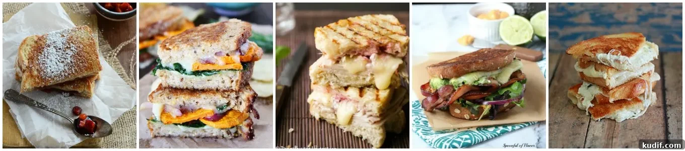 55 Gourmet Grilled Cheese Recipes to Elevate Your Sandwich Game 12 Grilled cheese collage 11