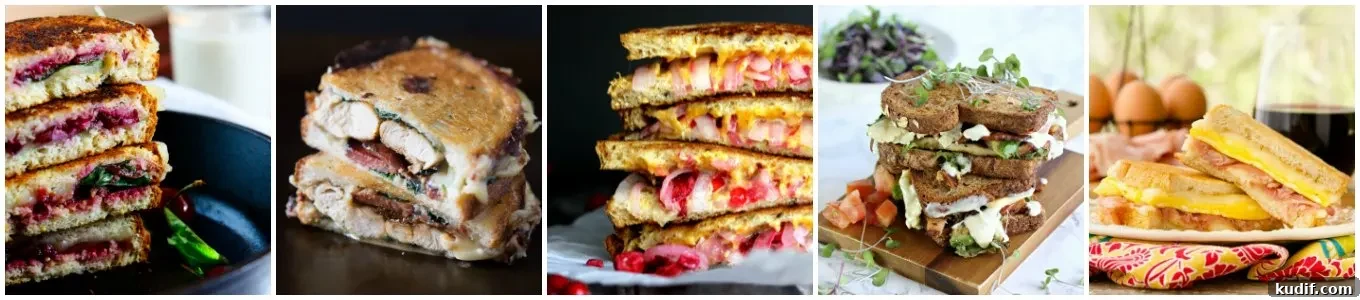 55 Gourmet Grilled Cheese Recipes to Elevate Your Sandwich Game 3 Grilled cheese collage 2