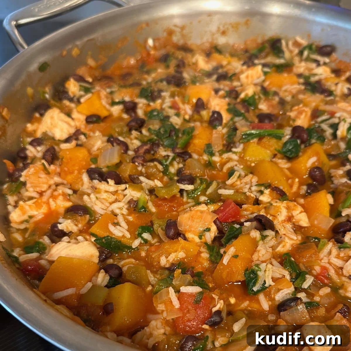 30-Minute Salsa Chicken Skillet Recipe for Quick Weeknight Dinners 8 The cooked salsa chicken in the pan, ready to serve.
