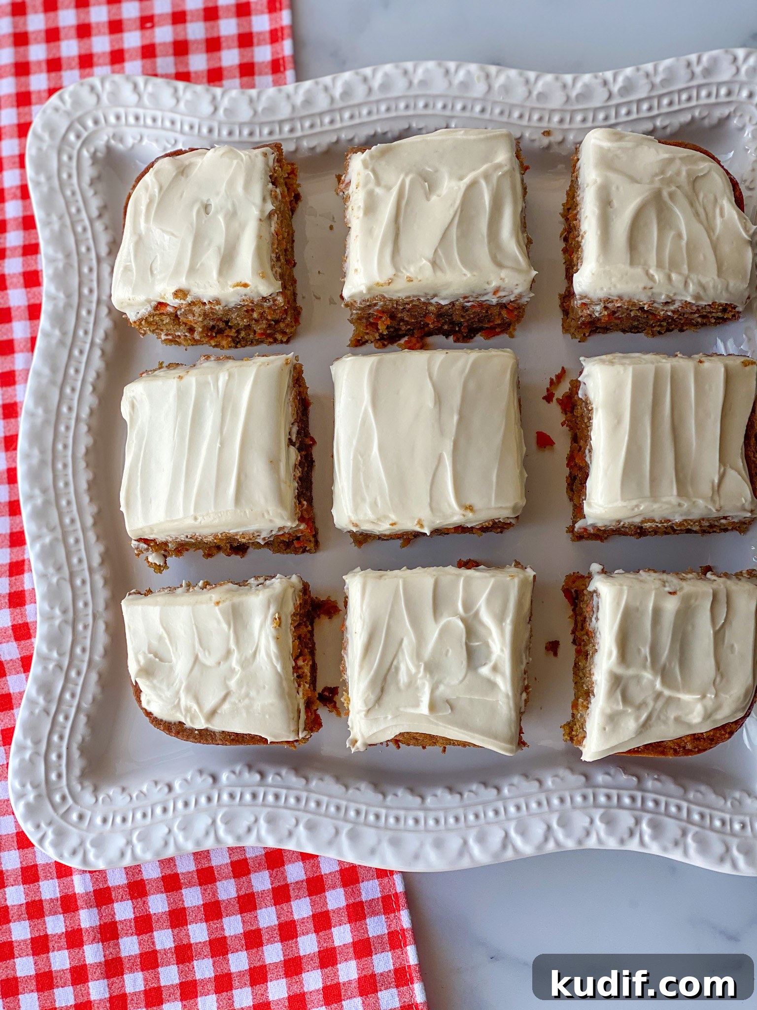 Moist Carrot Cake Bars with Cream Cheese Glaze 4 img 9746 3
