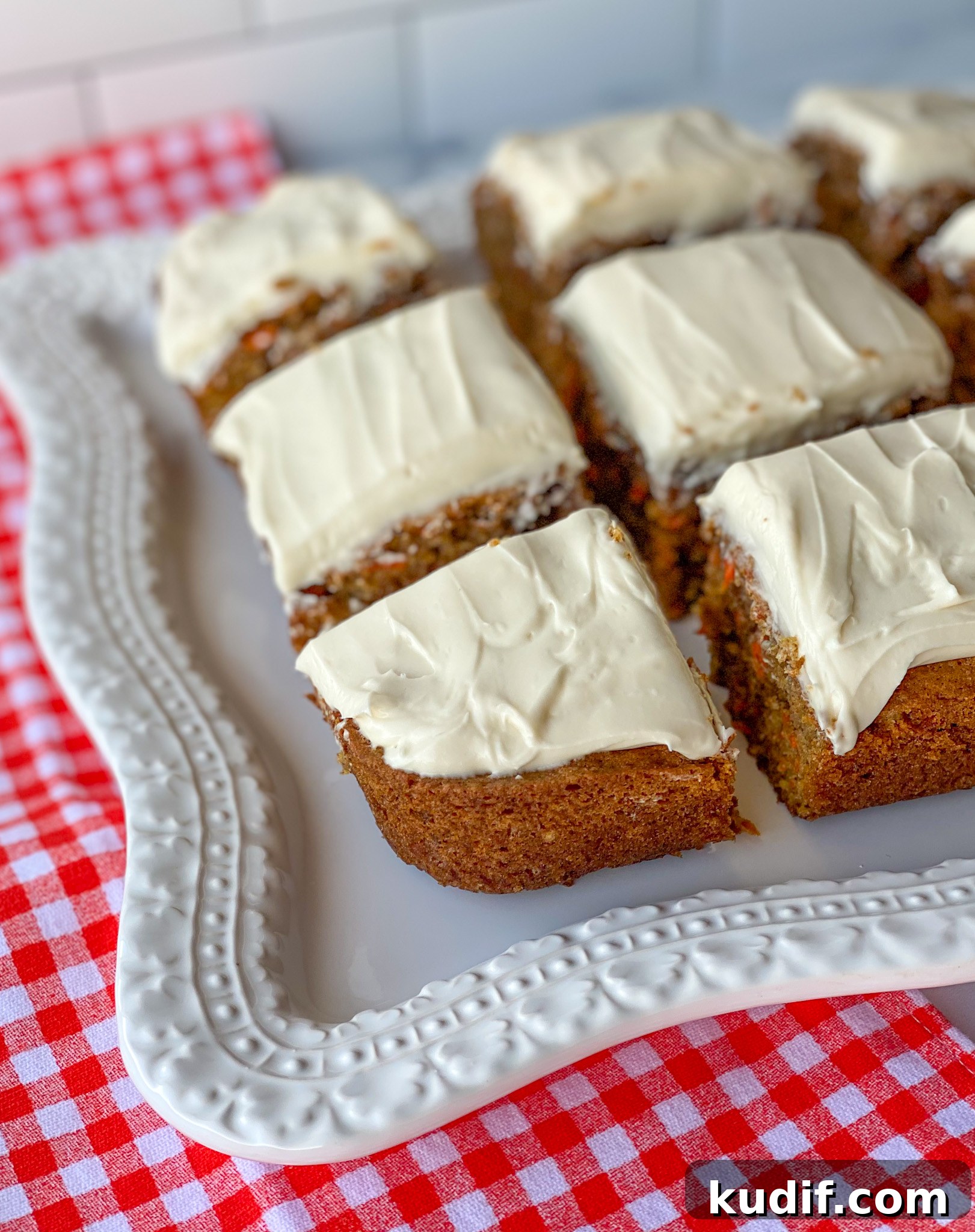 Moist Carrot Cake Bars with Cream Cheese Glaze 5 img 9746 4