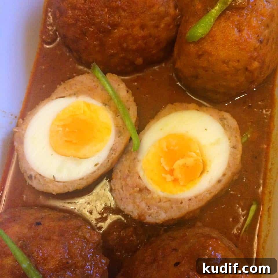 Nargisi Kofta - Pakistani Chicken Scotch Egg Curry