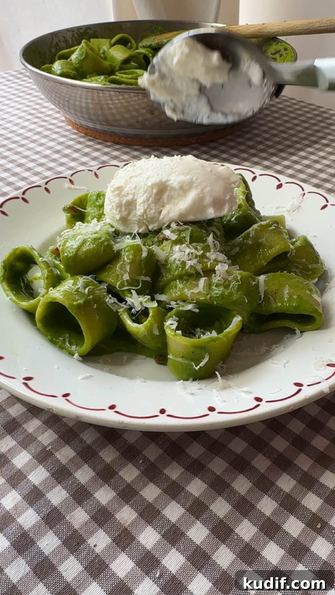 Creamy Spinach & Herb Pasta in Green Sauce 9 SERVING PASTA IN GREEN SAUCE